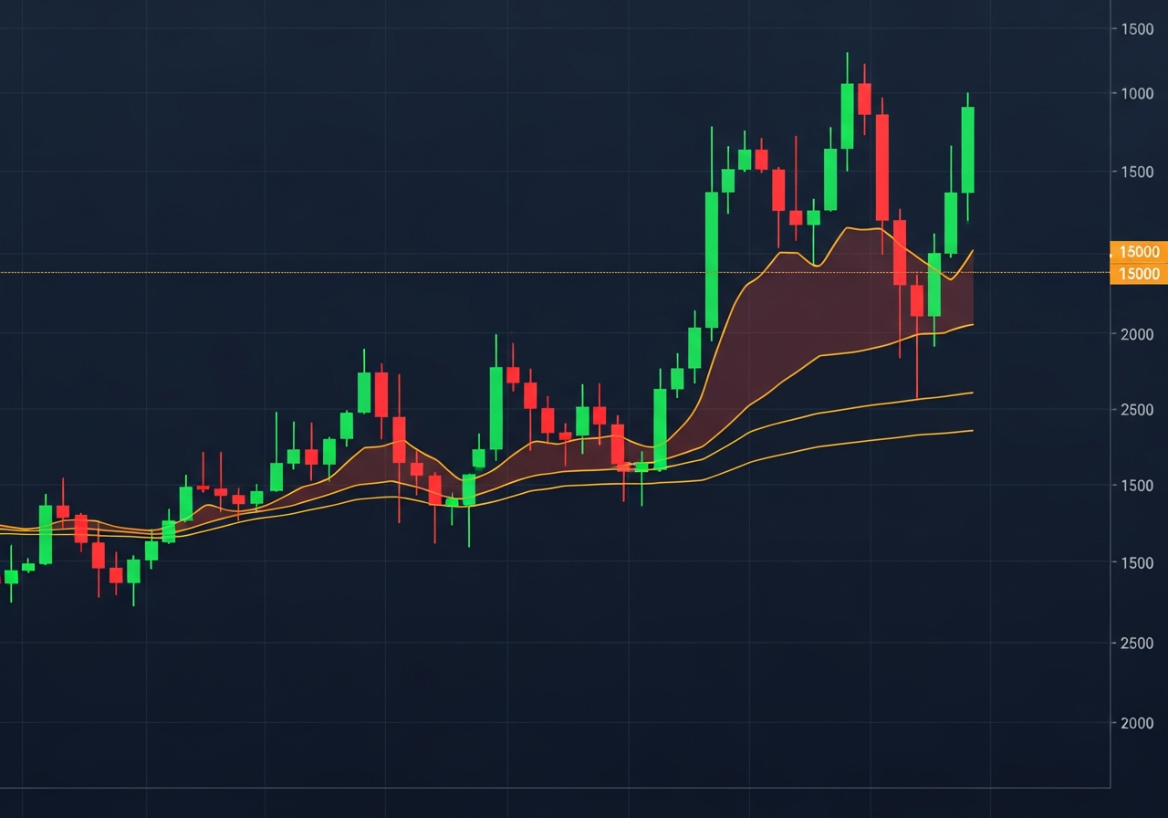 Crypto market cycle phases - accumulation, markup, distribution, markdown